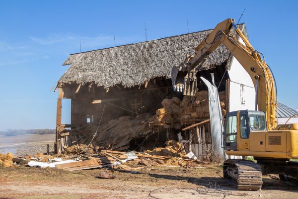 Barn Demolition in South Jordan